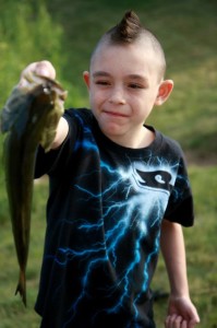 Sam loves the outdoors and hopes to fish more with his family once he receives his transplant.