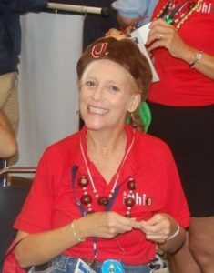 Carol At opening ceremonies in Buckeye Wear at US Games