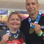 Victoria and her husband Tony win gold!
