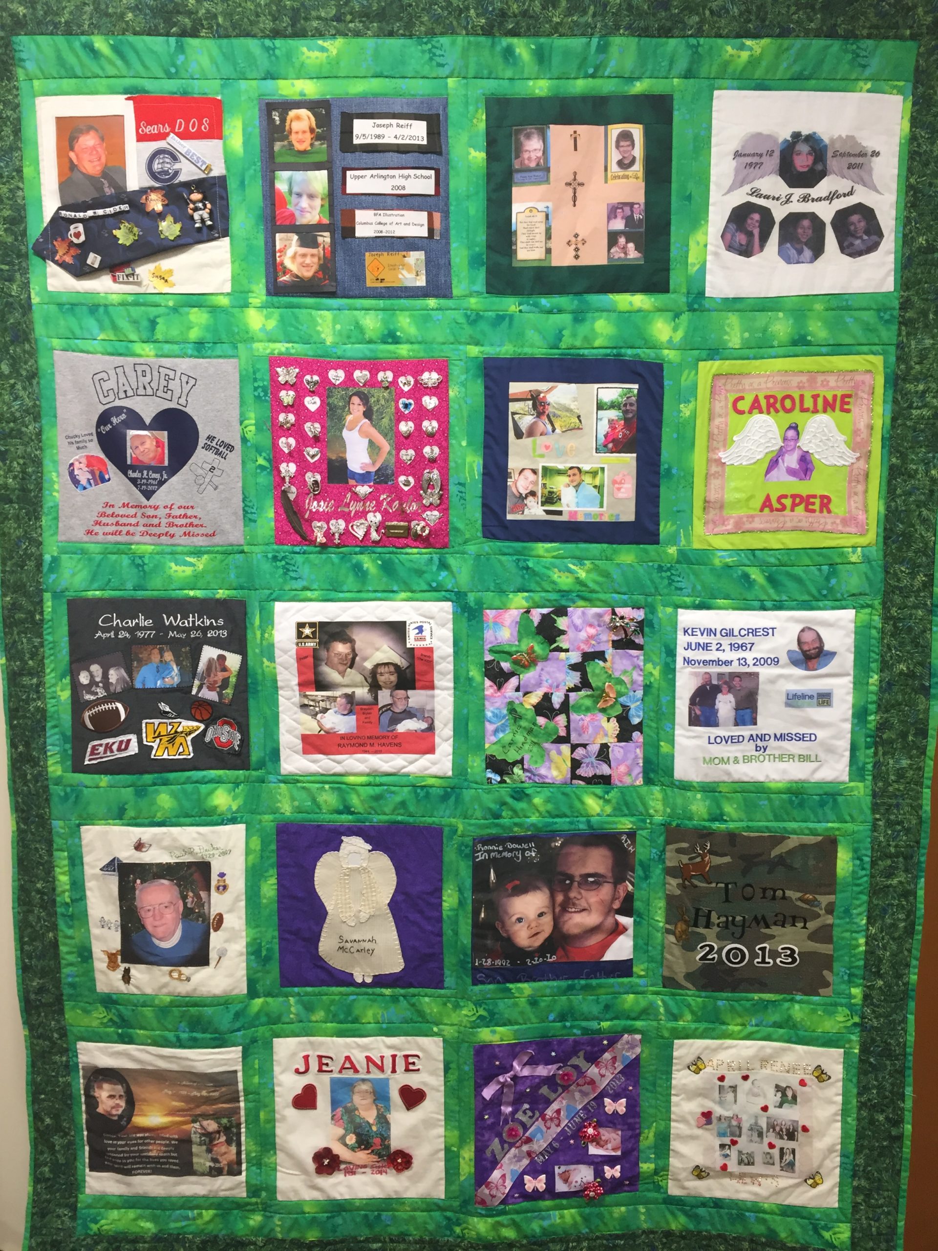Heroes of Healing Quilt Lifeline of Ohio